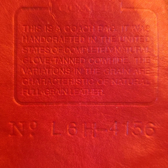 Coach‎ Vintage Soho Pleated Bucket Bag In Rust Color - Picture 9 of 13